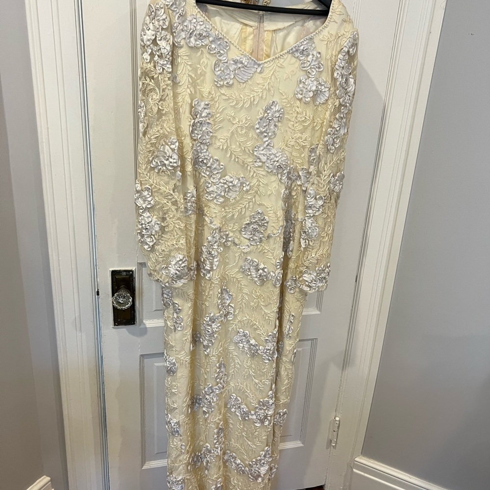 Wedding dress worn for second marriage